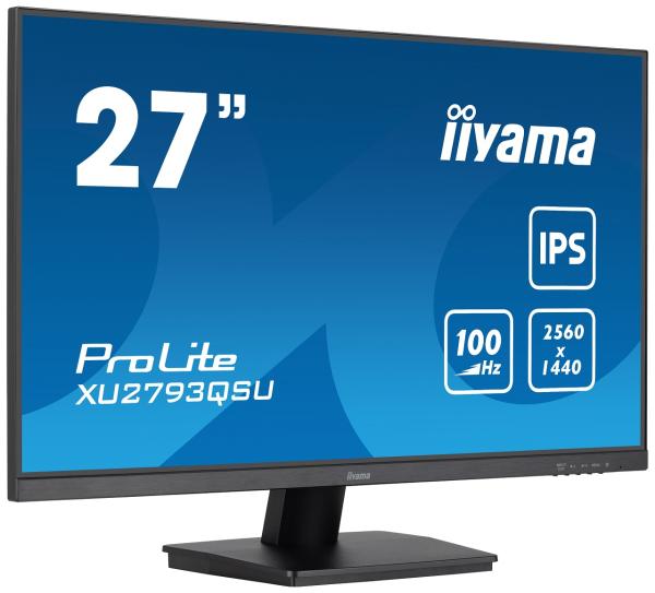 27" iiyama XU2793QSU-B7: IPS, QHD, HDMI, DP, Repro 