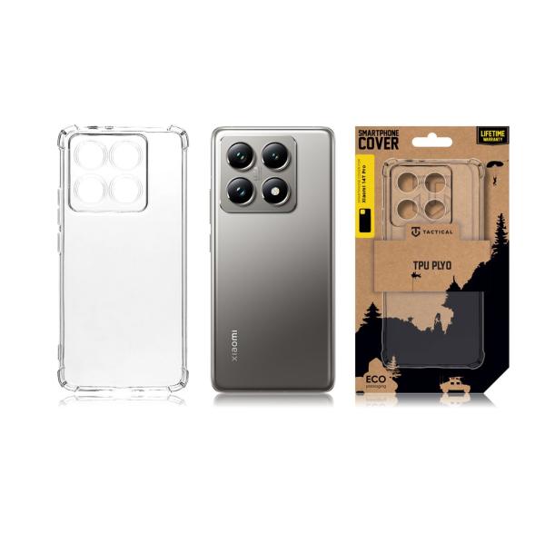 Tactical TPU Plyo Kryt pre Xiaomi 14T Pro Transparent 