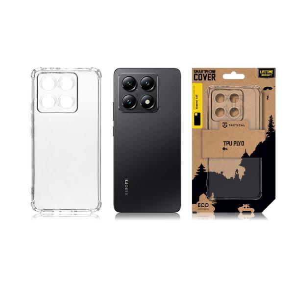 Tactical TPU Plyo Kryt pre Xiaomi 14T Transparent 