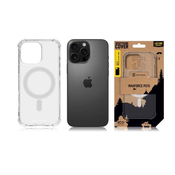 Tactical MagForce Plyo Kryt pre Apple iPhone 16 Pro Max Transparent 