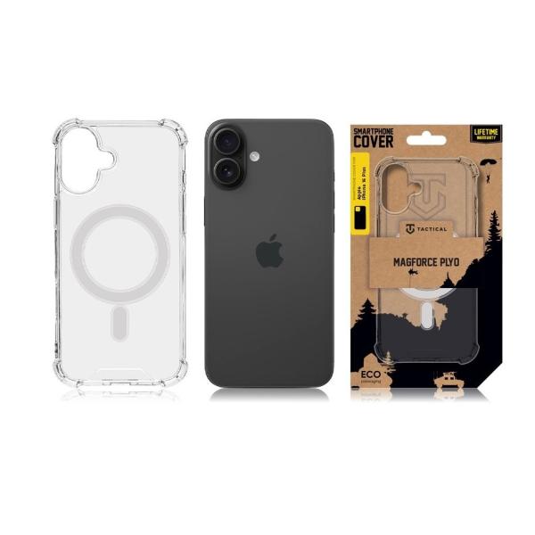 Tactical MagForce Plyo Kryt pre Apple iPhone 16 Plus Transparent 