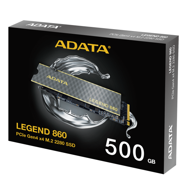 ADATA LEGEND 860 500GB SSD M.2 NVMe Čierna Heatsink 5R 