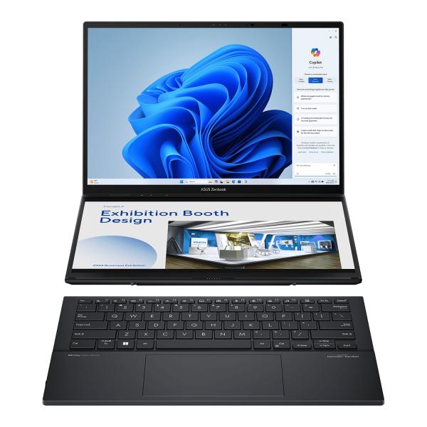 ASUS Zenbook Duo 14 OLED/ UX8406CA-OLED068X/ U9-285H/ 14"/ 2880x1800/ T/ 32GB/ 2TB SSD/ Arc 140T/ W11P/ Gray/ 2 