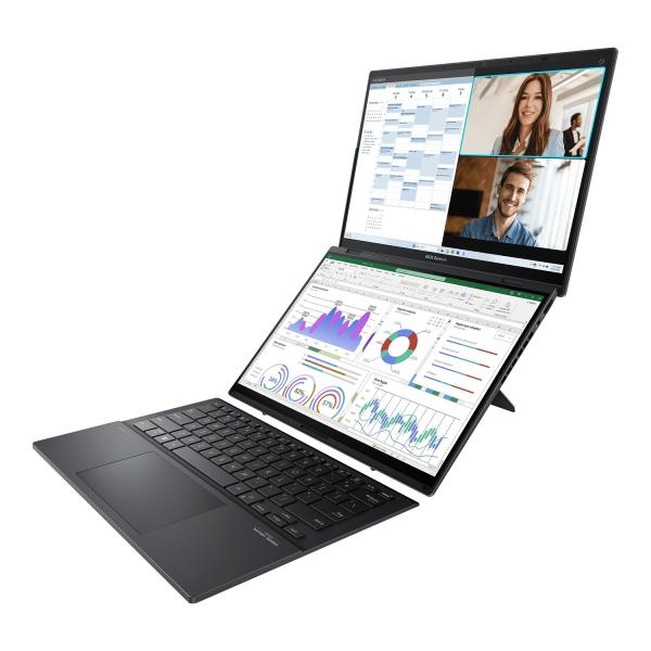 ASUS Zenbook Duo 14 OLED/ UX8406CA-OLED068X/ U9-285H/ 14"/ 2880x1800/ T/ 32GB/ 2TB SSD/ Arc 140T/ W11P/ Gray/ 2 
