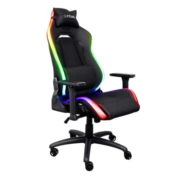 TRUST GXT719 RUYA RGB CHAIR + MIKA podložka 