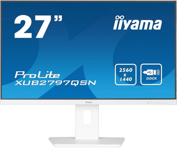 27" iiyama XUB2797QSN-W2: IPS, QHD, USB-C, RJ45, HAS