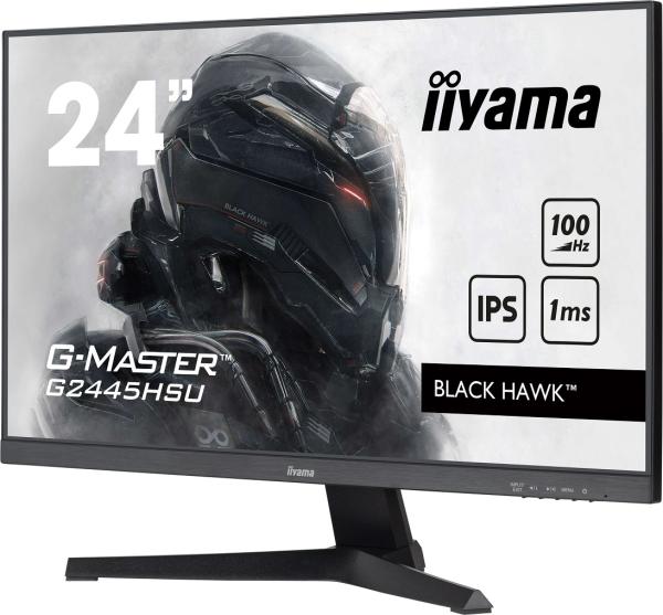 iiyama G-Master/ G2445HSU-B2/ 23, 8"/ IPS/ FHD/ 100Hz/ 1ms/ Black/ 3R 