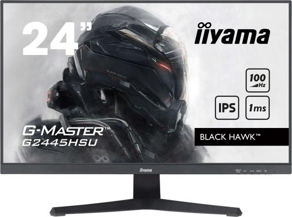 iiyama G-Master/ G2445HSU-B2/ 23, 8"/ IPS/ FHD/ 100Hz/ 1ms/ Black/ 3R