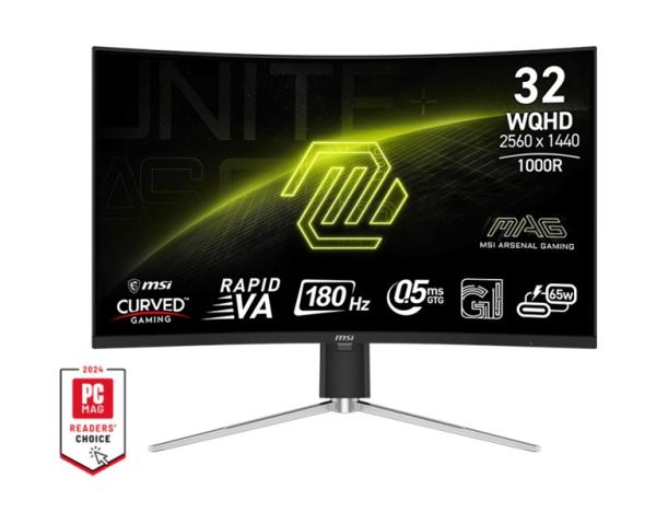 MSI MAG 325CQRF QD E2 31.5" QHD 182Hz 1500R 1ms