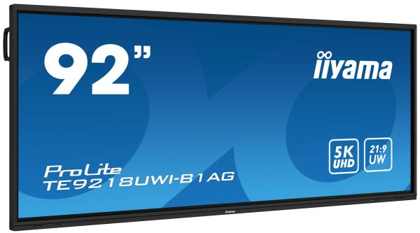 92" iiyama TE9218UWI-B1AG:VA, UW5K, Android, USB-C 