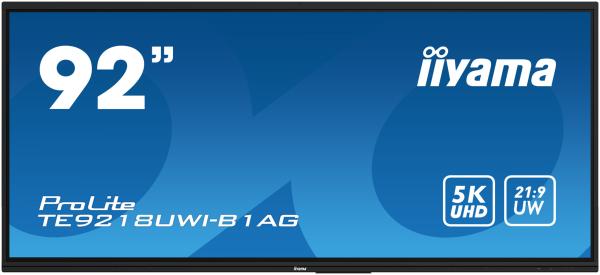 92" iiyama TE9218UWI-B1AG:VA, UW5K, Android, USB-C