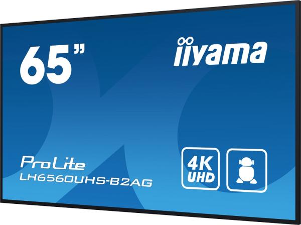 65" iiyama LH6560UHS-B2AG:VA, 4K UHD, Android, 24/ 7 