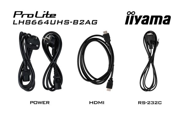 86" iiyama LH8664UHS-B2AG: IPS, 4K, 24/ 7, Android 