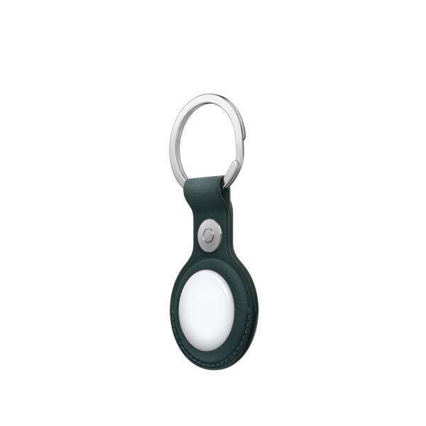 AirTag FineWoven Key Ring - Dark Green 