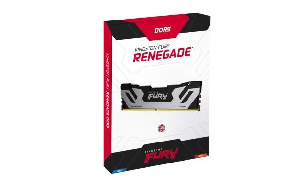 Kingston FURY Renegade/ CUDIMM DDR5/ 24GB/ 8400MHz/ CL40/ 1x24GB/ Black/ Silv 