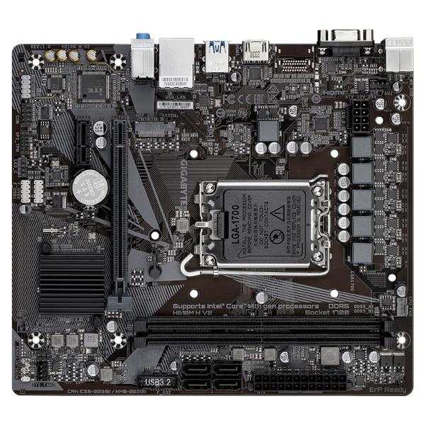 GIGABYTE H610 H V2/ LGA 1700/ mATX 