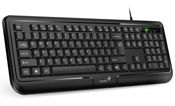 Genius KB-118 II/ Drôtová USB/ CZ- SK layout/ Čierna 