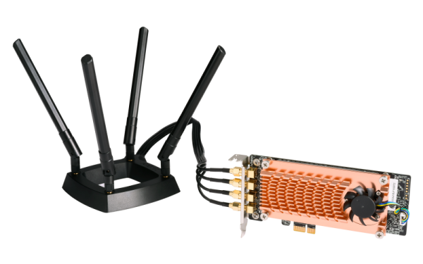 QNAP QWA-AC2600 - PCIe bezdrôtový sieťový adaptér (802.11n a 802.11ac) pre NAS alebo PC