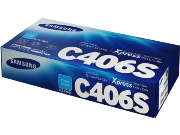 HP - Samsung CLT-C406S Cyan Toner Cartridg (1, 000 pages)