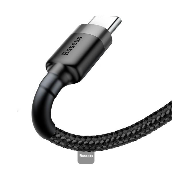 Baseus dátový kábel Cafule USB-C 2m 2A šedo-čierny 