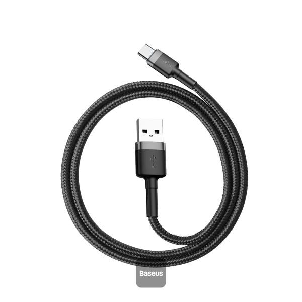 Baseus dátový kábel Cafule USB-C 2m 2A šedo-čierny 