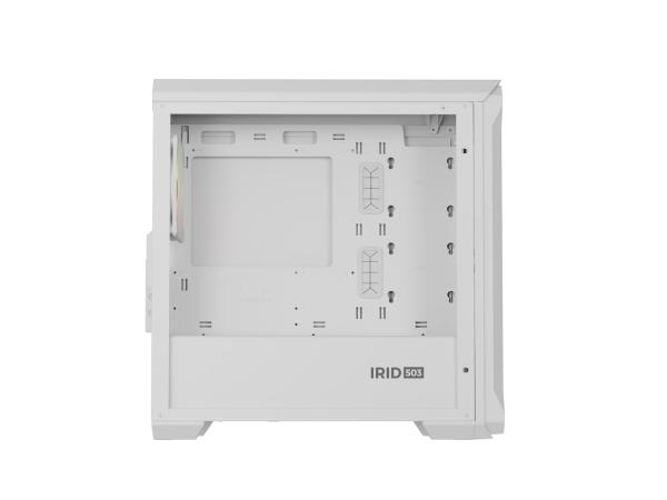 Počítačová skriňa Genesis IRID 503 ARGB LITE/ Mini Tower/ Transpar./ Biela 
