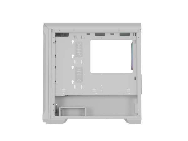 Počítačová skriňa Genesis IRID 503 ARGB LITE/ Mini Tower/ Transpar./ Biela 