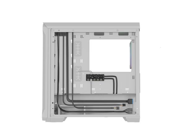 Počítačová skriňa Genesis IRID 503 ARGB LITE/ Mini Tower/ Transpar./ Biela 