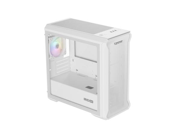 Počítačová skriňa Genesis IRID 503 ARGB LITE/ Mini Tower/ Transpar./ Biela 