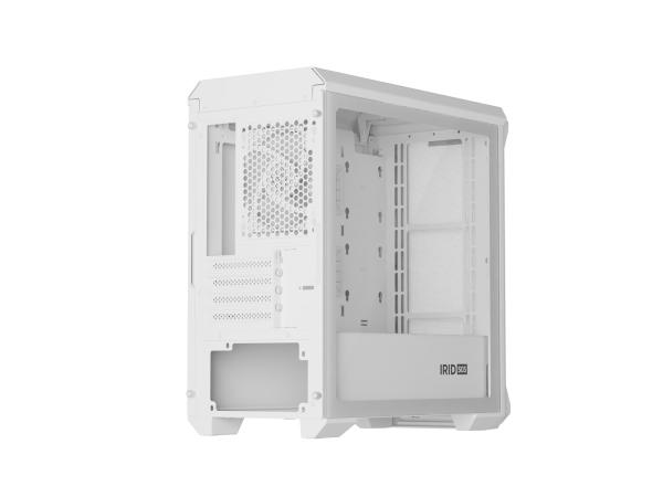 Počítačová skriňa Genesis IRID 503 ARGB LITE/ Mini Tower/ Transpar./ Biela 