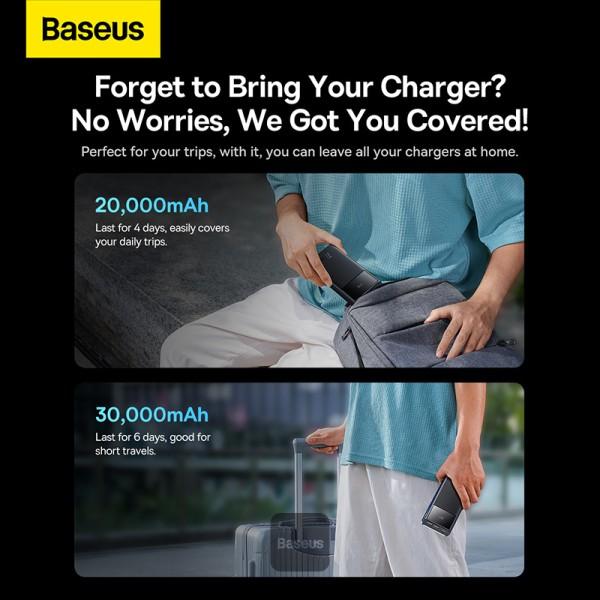 Baseus power banka Star-Lord 30000 mAh 22, 5 W USB USB-C čierna 