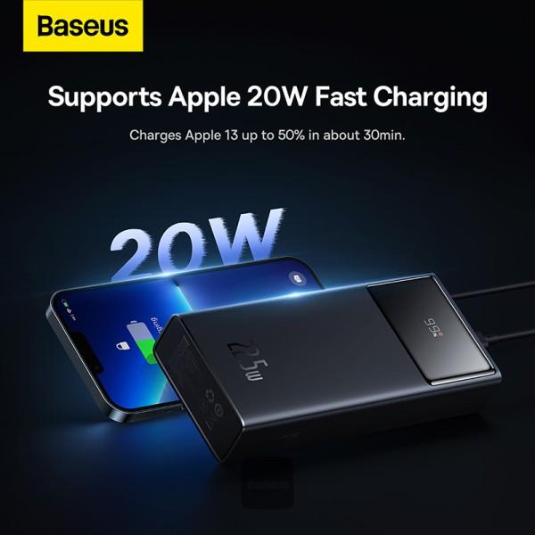 Baseus power banka Star-Lord 30000 mAh 22, 5 W USB USB-C čierna 