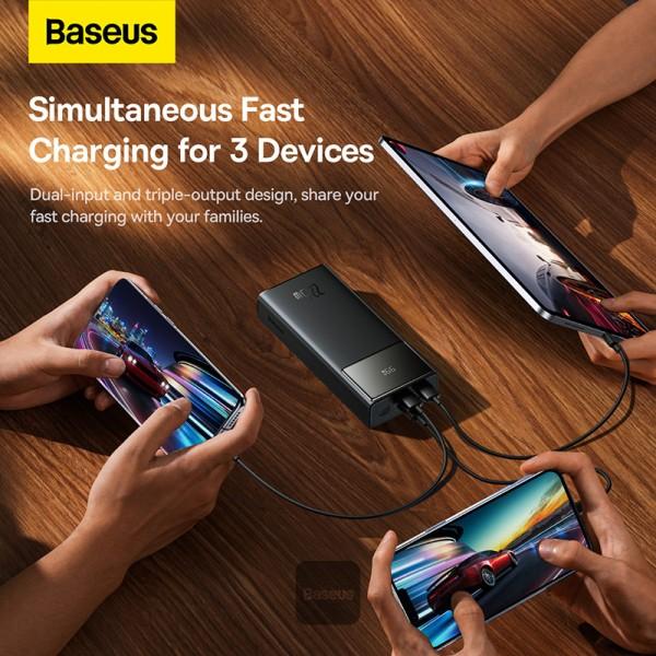 Baseus power banka Star-Lord 30000 mAh 22, 5 W USB USB-C čierna 