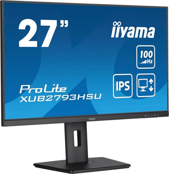 27" iiyama XUB2793HSU-B7 - IPS, FHD, HDMI, DP, HAS 