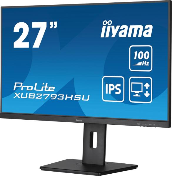 27" iiyama XUB2793HSU-B7 - IPS, FHD, HDMI, DP, HAS 