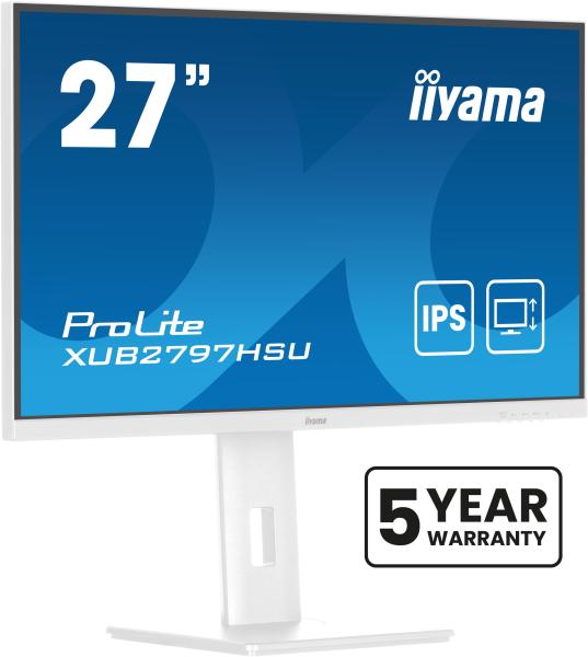 27" iiyama XUB2797HSU-W2:IPS, FHD, HDMI, DP, HAS 