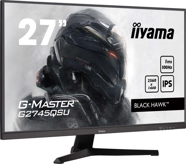 27" iiyama G2745QSU-B2: IPS, QHD, HDMI, DP 