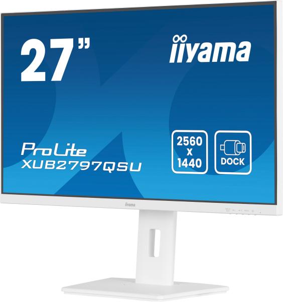 27" iiyama XUB2797QSU-W2: IPS, QHD, HDMI, DP, HAS 