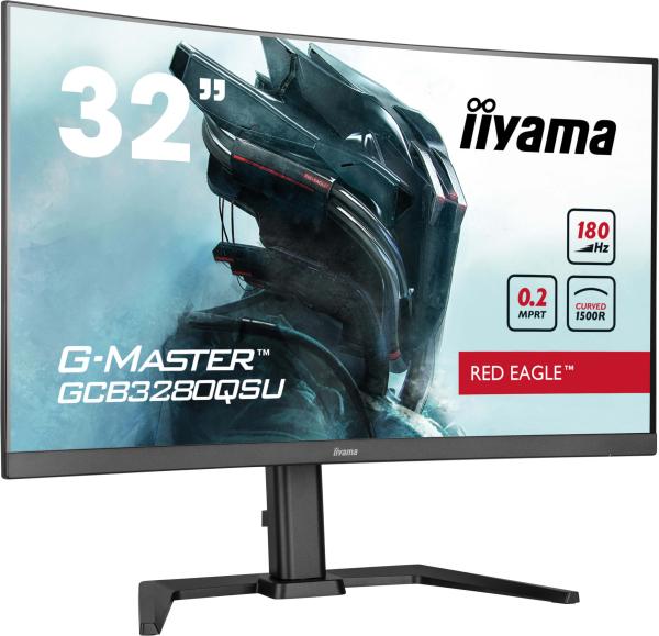 iiyama G-Master/ GCB3280QSU-B2/ 31, 5"/ VA/ QHD/ 180Hz/ 0, 2ms/ Black/ 3R 