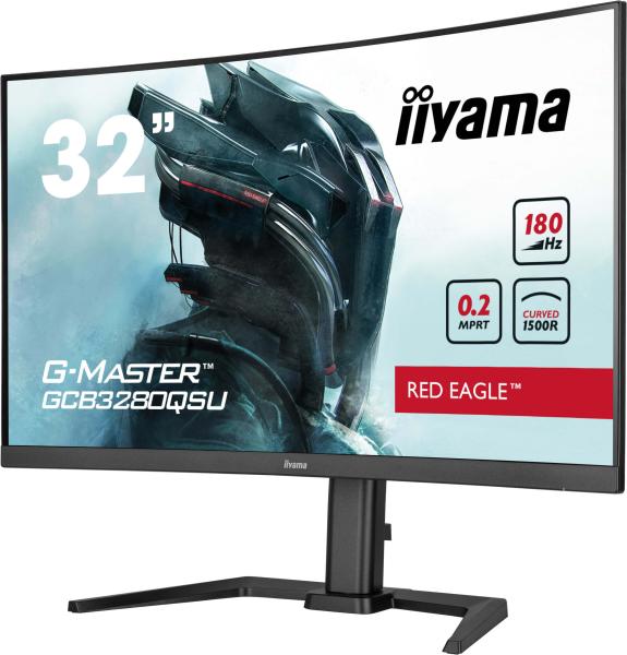 iiyama G-Master/ GCB3280QSU-B2/ 31, 5"/ VA/ QHD/ 180Hz/ 0, 2ms/ Black/ 3R 