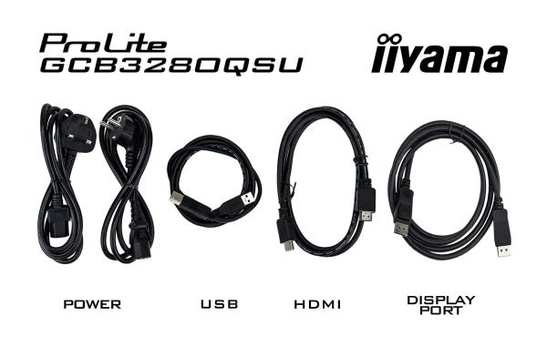 iiyama G-Master/ GCB3280QSU-B2/ 31, 5"/ VA/ QHD/ 180Hz/ 0, 2ms/ Black/ 3R 