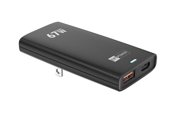 ER POWER Dual Travel Slim Charge 67W – USB-C/ USB-A 