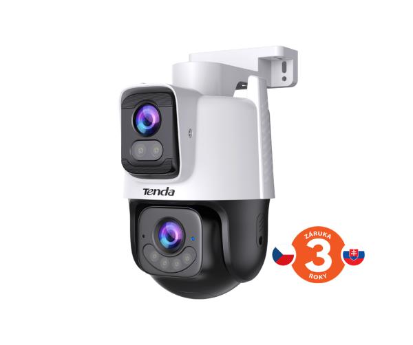 Tenda RH9-WCA - Vonkajšia otočná Dual Lens IP65 Wi-Fi 6 MPx kamera, nočná LED, audio, detekcia, CZ app 