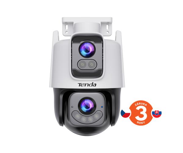 Tenda RH9-WCA - Vonkajšia otočná Dual Lens IP65 Wi-Fi 6 MPx kamera, nočná LED, audio, detekcia, CZ app 