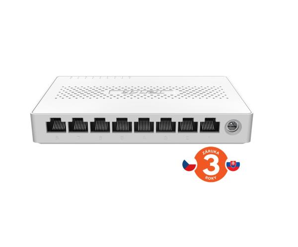 Tenda SM108 - 8x Multi-Gigabit 2.5G Ethernet Switch, 100/ 1000/ 2500 Mb/ s, 40Gb/ s, fanless 