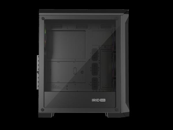Počítačová skriňa Genesis IRID 505 ARGB V2/ Midi Tower/ Transpar./ Čierna 