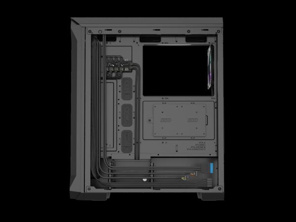 Počítačová skriňa Genesis IRID 505 ARGB V2/ Midi Tower/ Transpar./ Čierna 