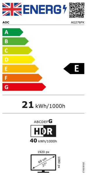 27" LED AOC AG276FK 