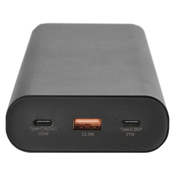 EMOS PWB NTBF30 27000 MAH 100 W PD 1×USB-C 1×USB-A 