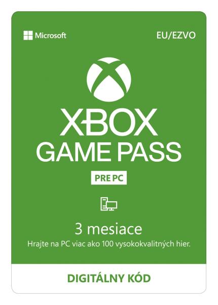 ESD - PC Game Pass - předplatné na 3 měsíce (EuroZone) 
